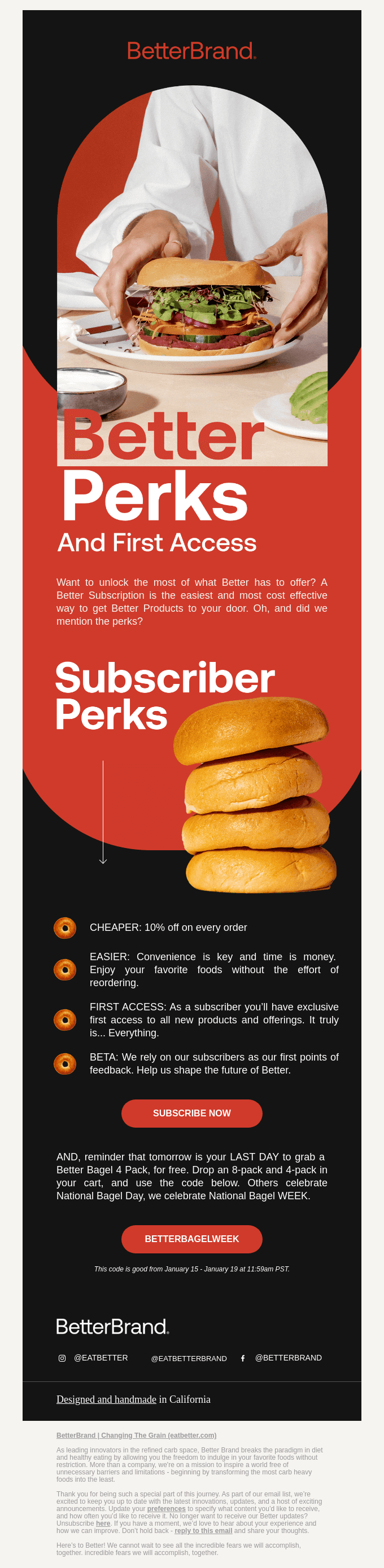 Better Perks and First Access