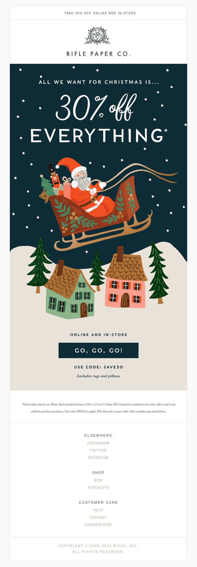 Black Friday: 30% Off Everything!