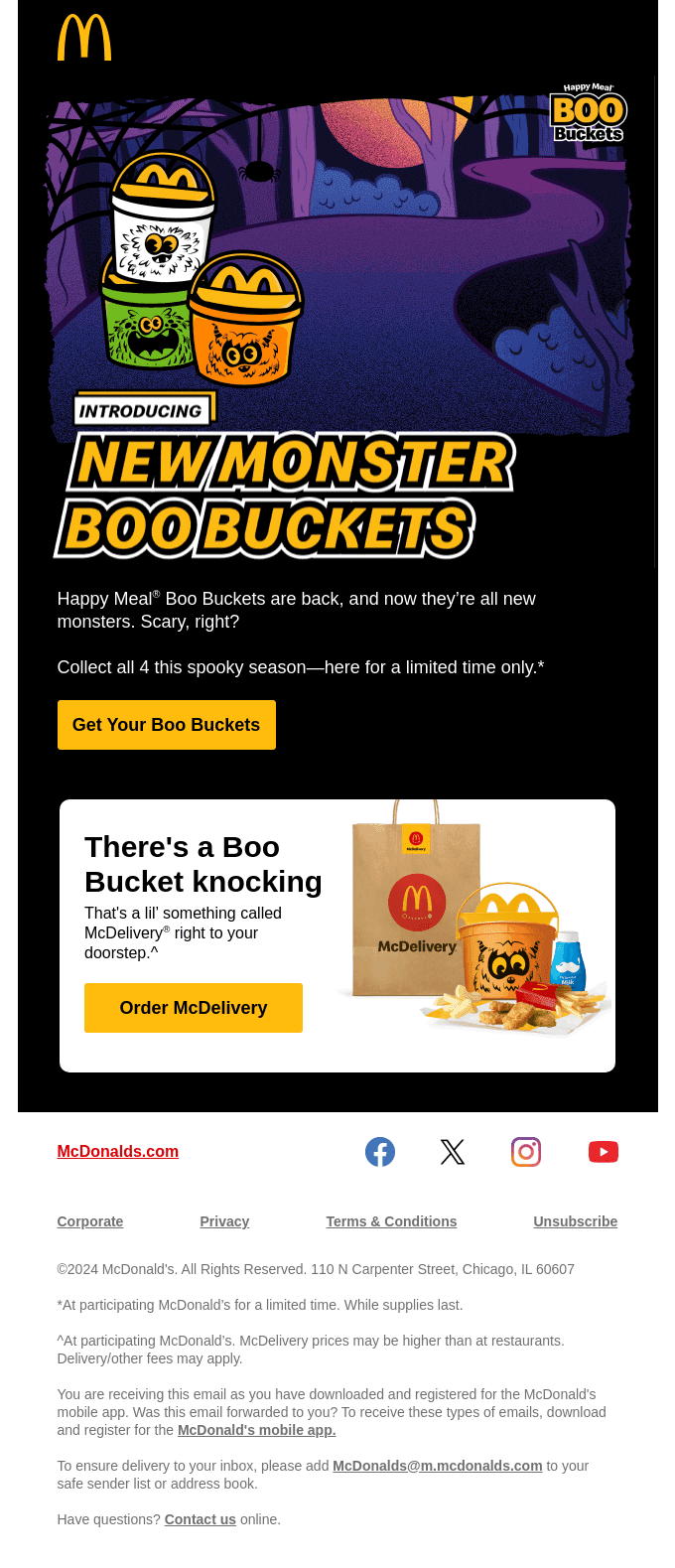 Boo Buckets are back!