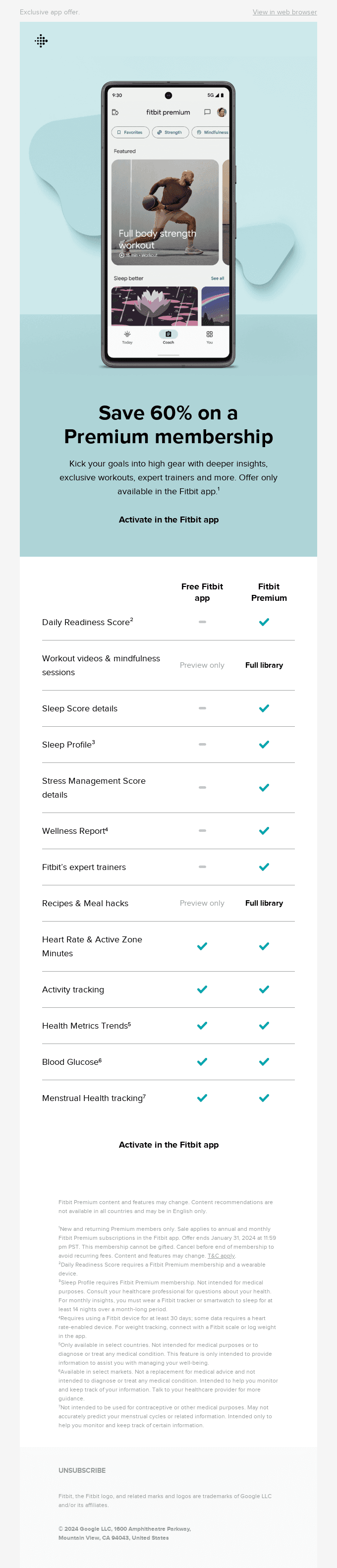 BREAKING: 60% off Fitbit Premium