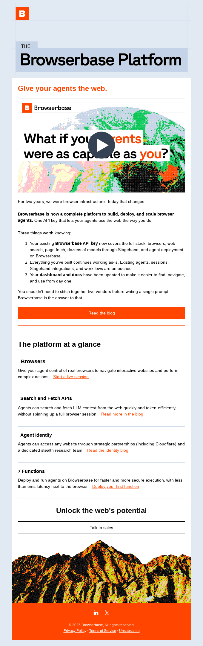 The browser agent platform is here