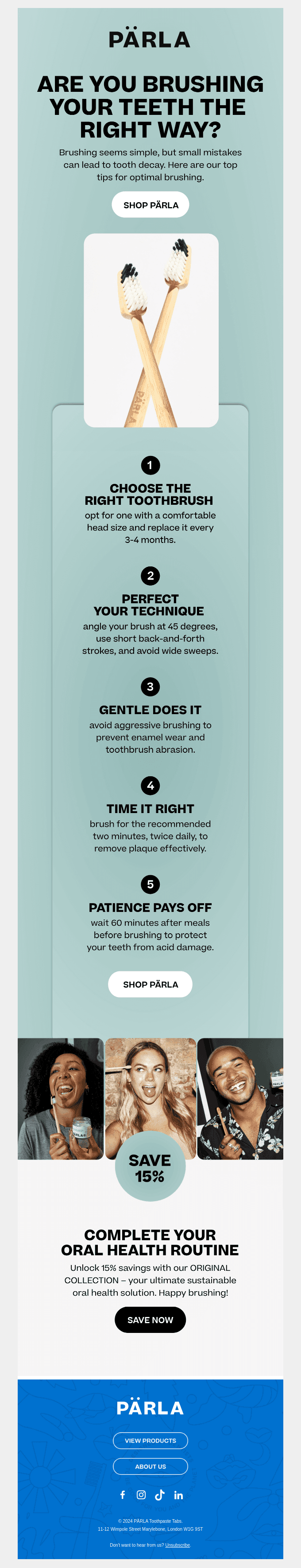 Brushing mistakes to avoid
