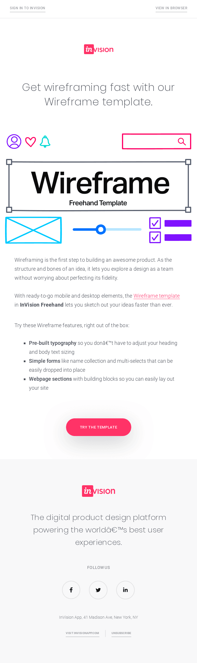 Build wireframes with Freehand