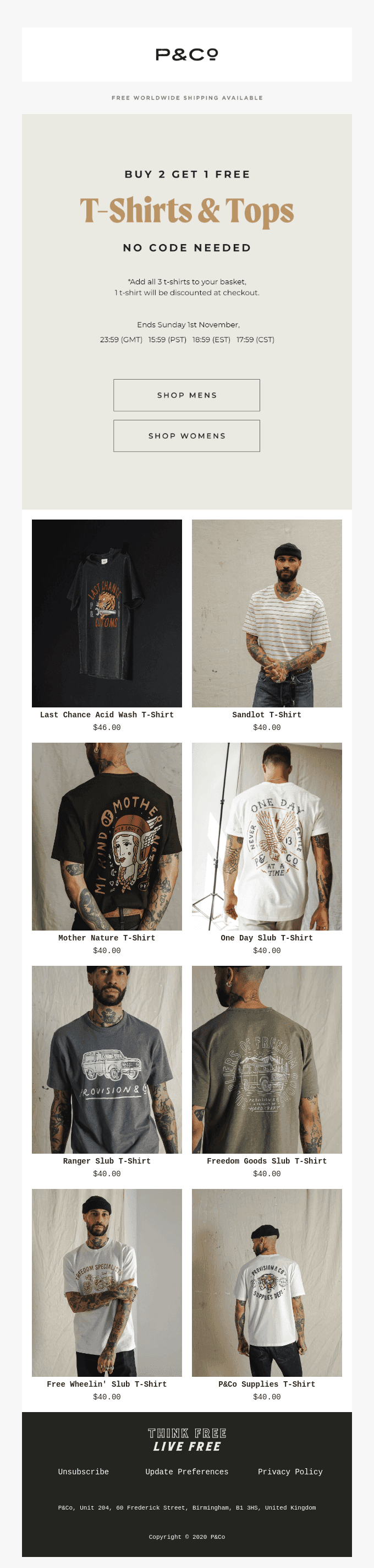 Buy 2 Get 1 Free | All T-Shirts ⚡️