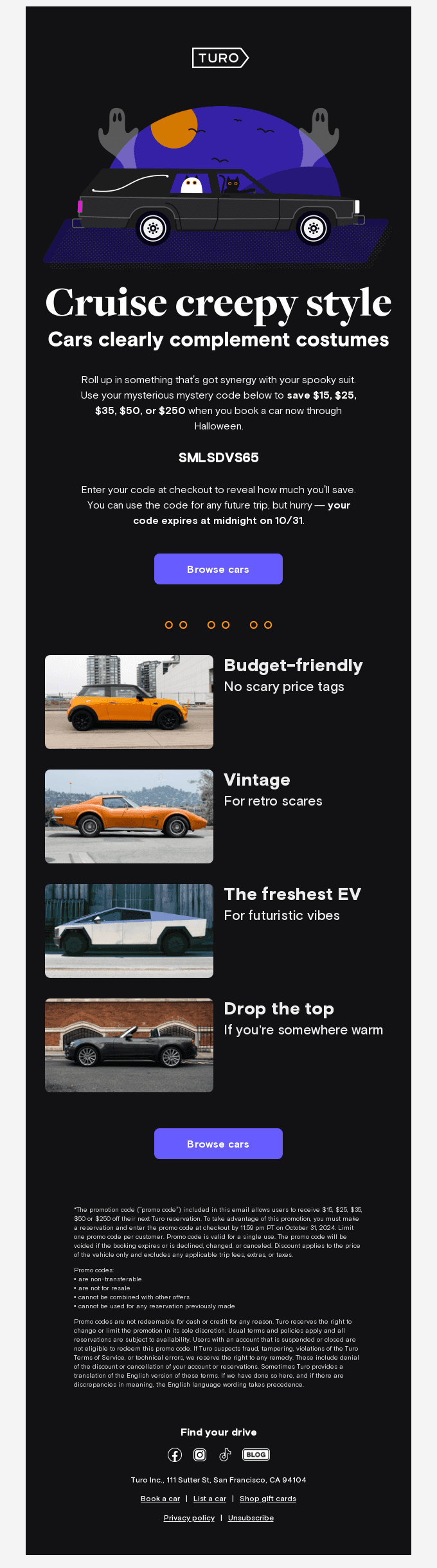 Cars go well with costumes