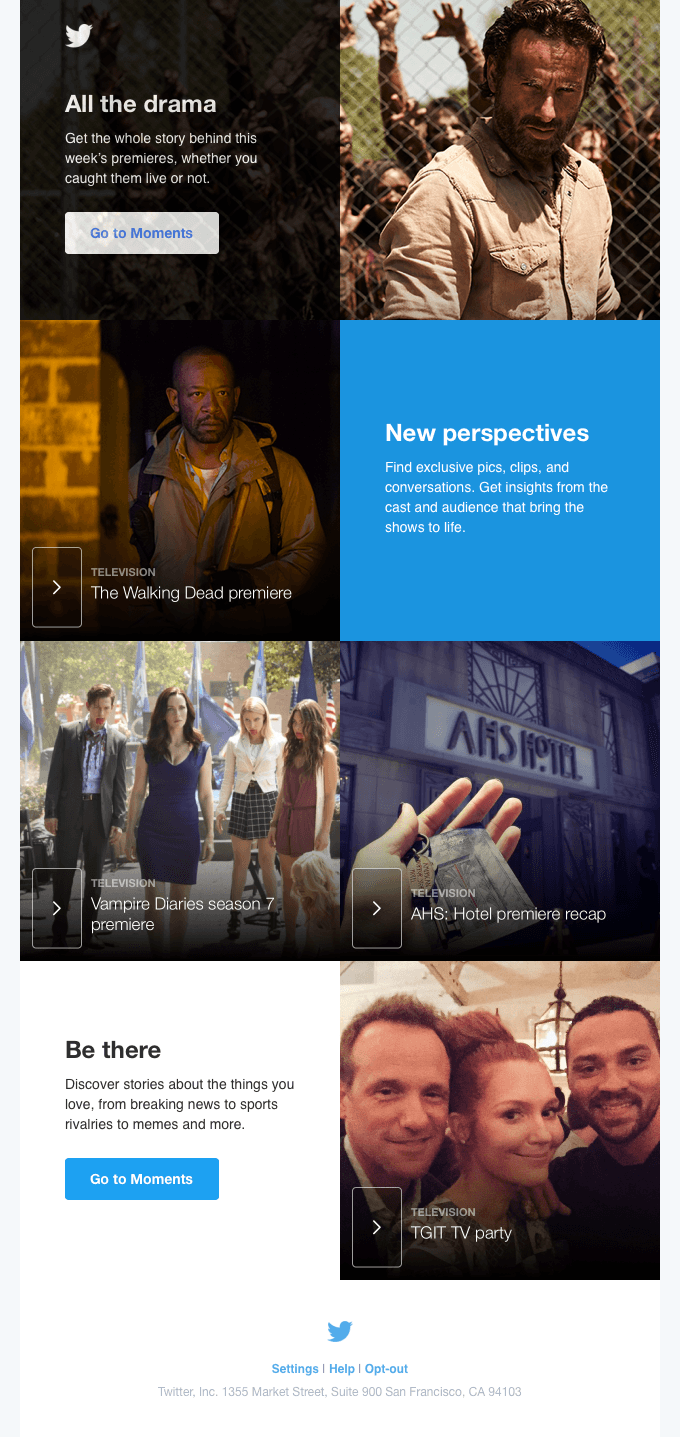 The Fathom & Draft, catch up on The Walking Dead premiere, Vampire Diaries premiere, and more