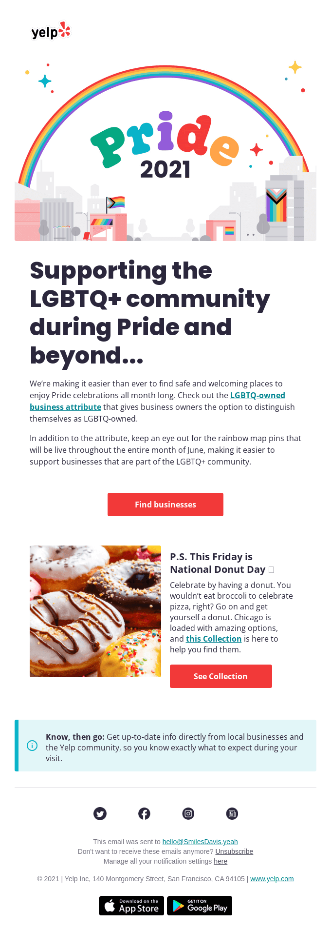 Celebrate Pride all month long 🏳️‍🌈