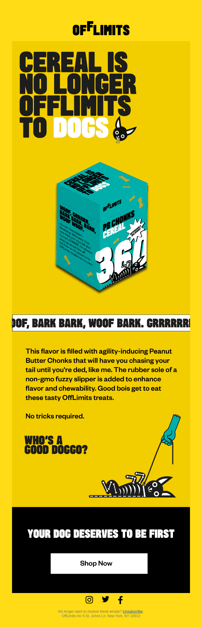 Cereal for your Dog 🐶