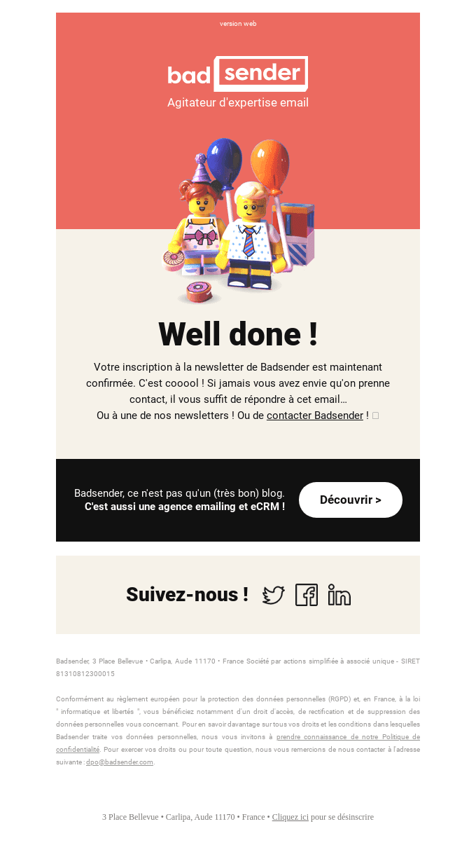 C'est dans la poche!