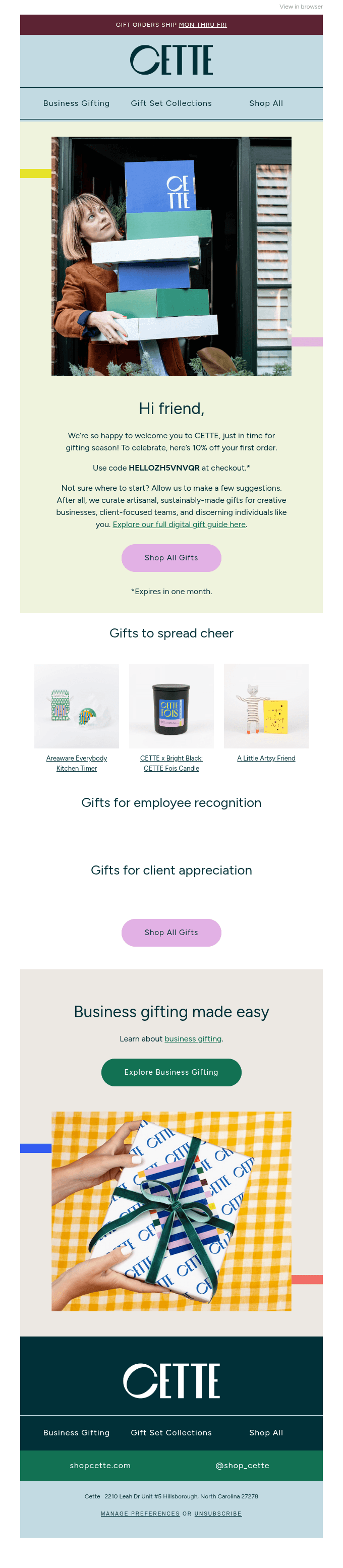 Your 10% off coupon is here!