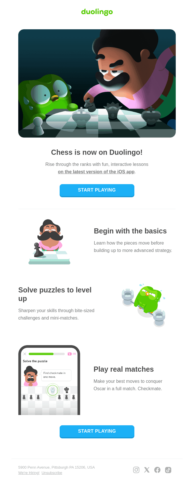 ✨ Chess is here. Your move.