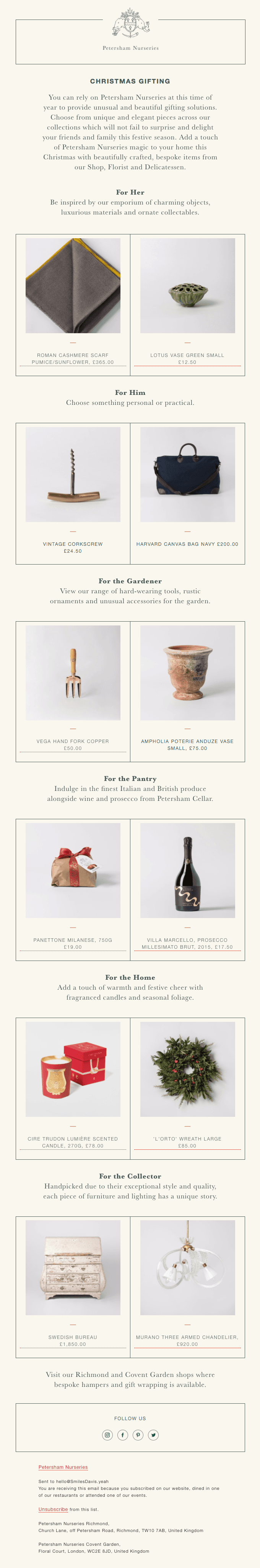 Christmas Gifting