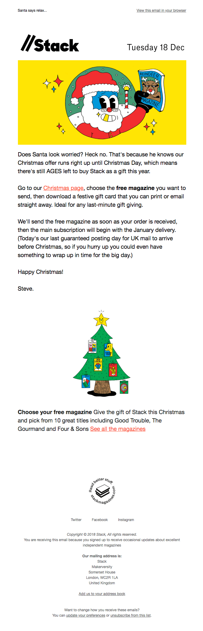 Christmas sorted – instantly