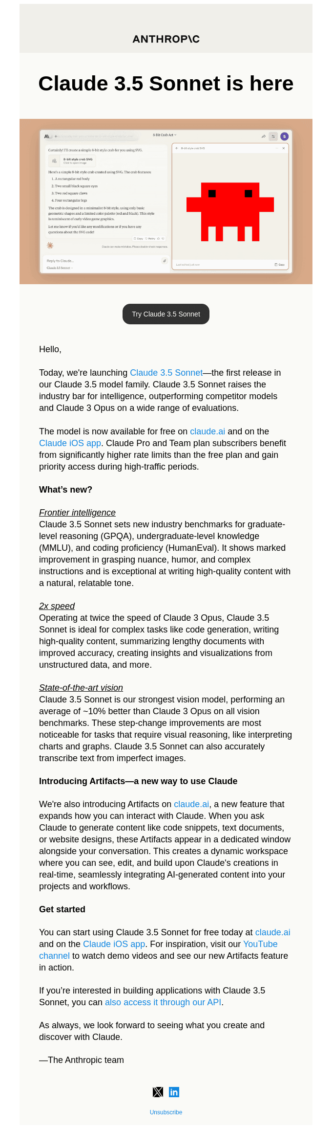 Claude 3.5 Sonnet is here