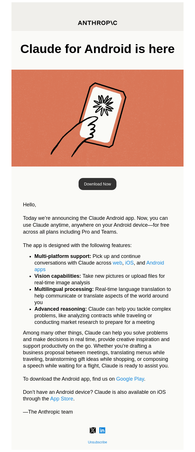 Claude, meet Android