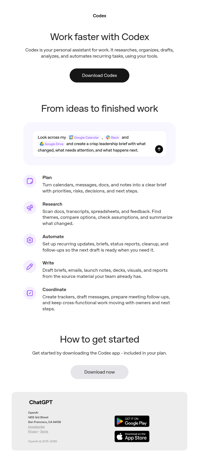 Get work done with Codex