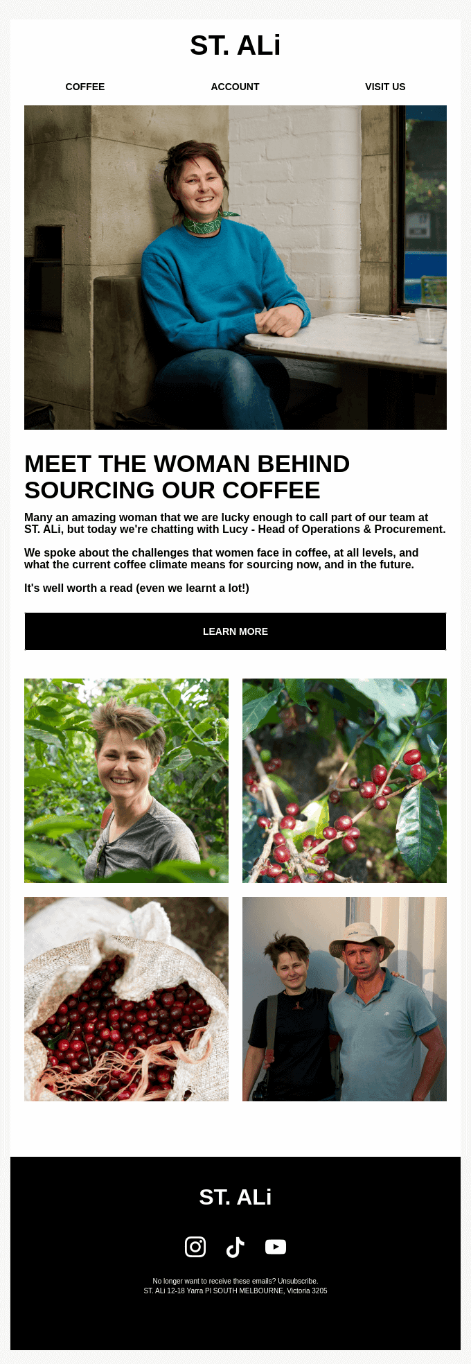 Coffee chats with Lucy Ward