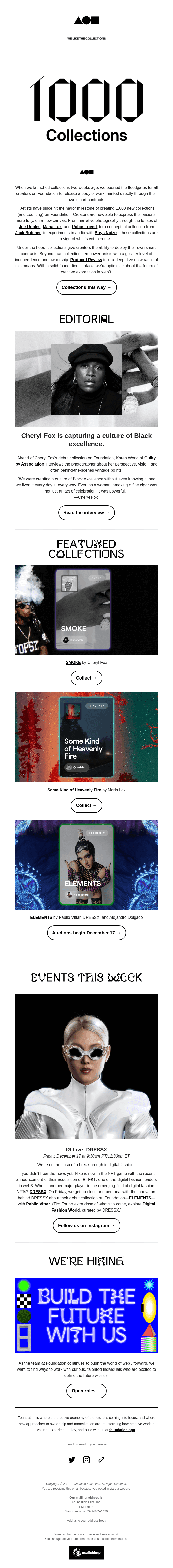 Collections are fire. 🔥 →