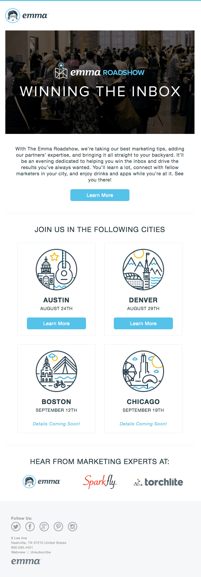 Coming to a city near you…