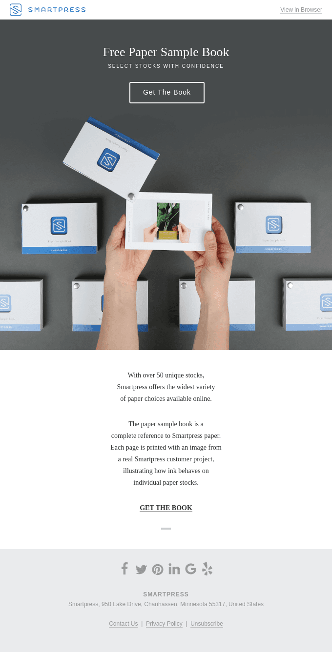 Complimentary Paper Samples