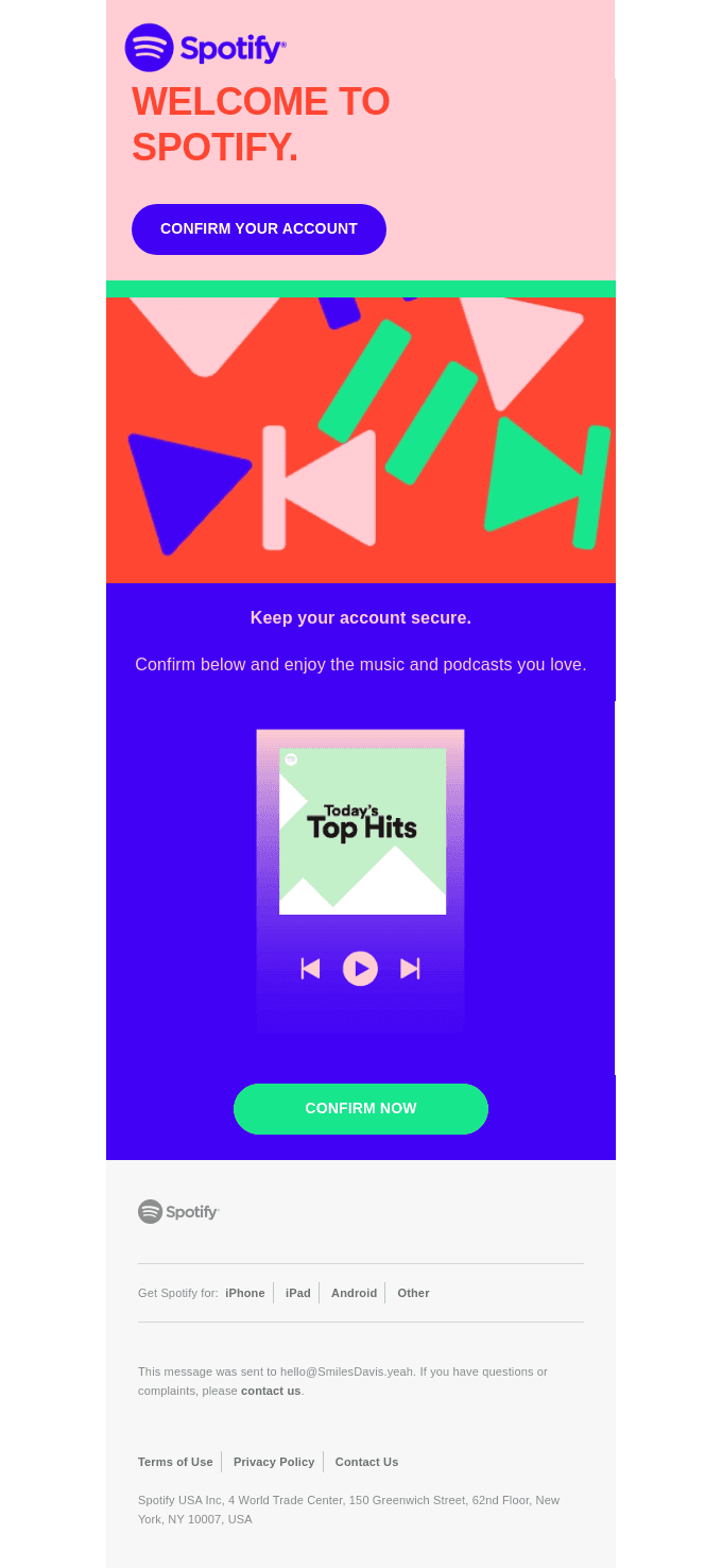 Confirm your account