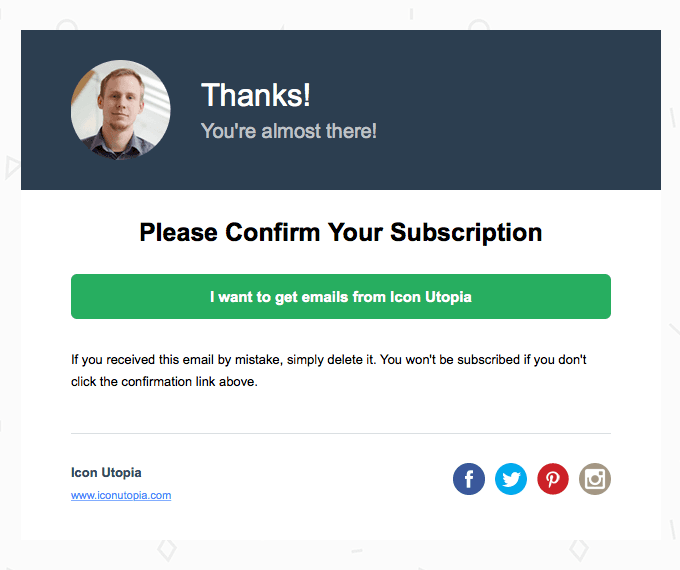 Confirm your email to get best tips and techniques on icon design!