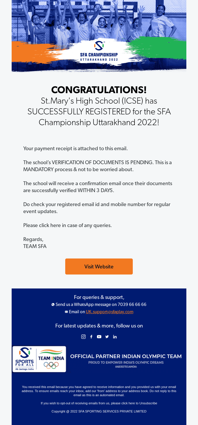 Congratulations