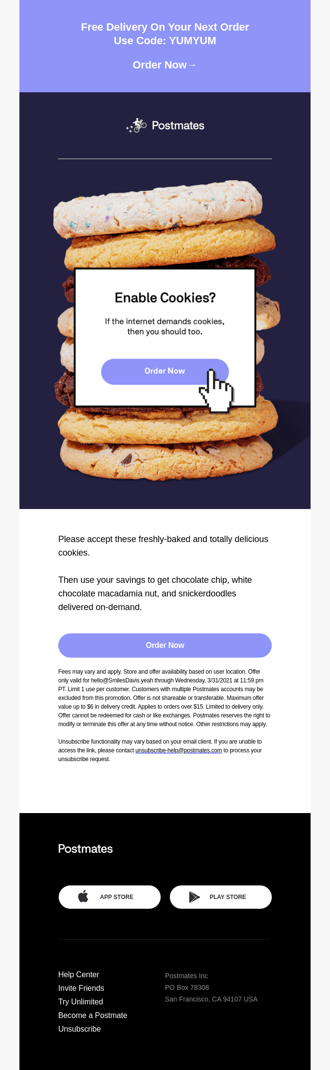 Cookies are, like, really good