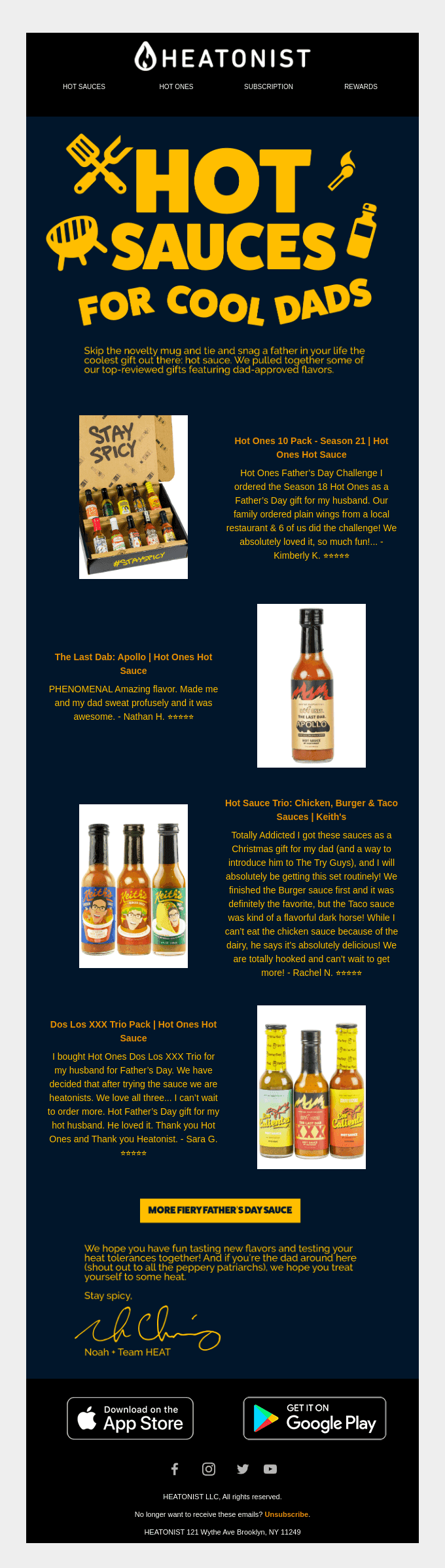 Cool dads ♥️ hot sauce