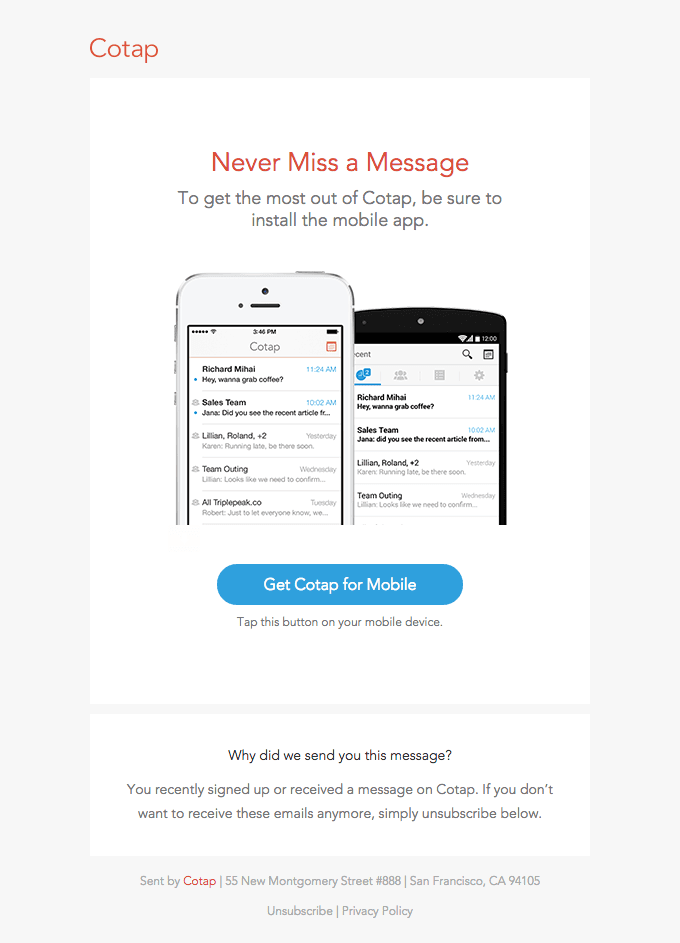 Cotap – Mobile Reminder