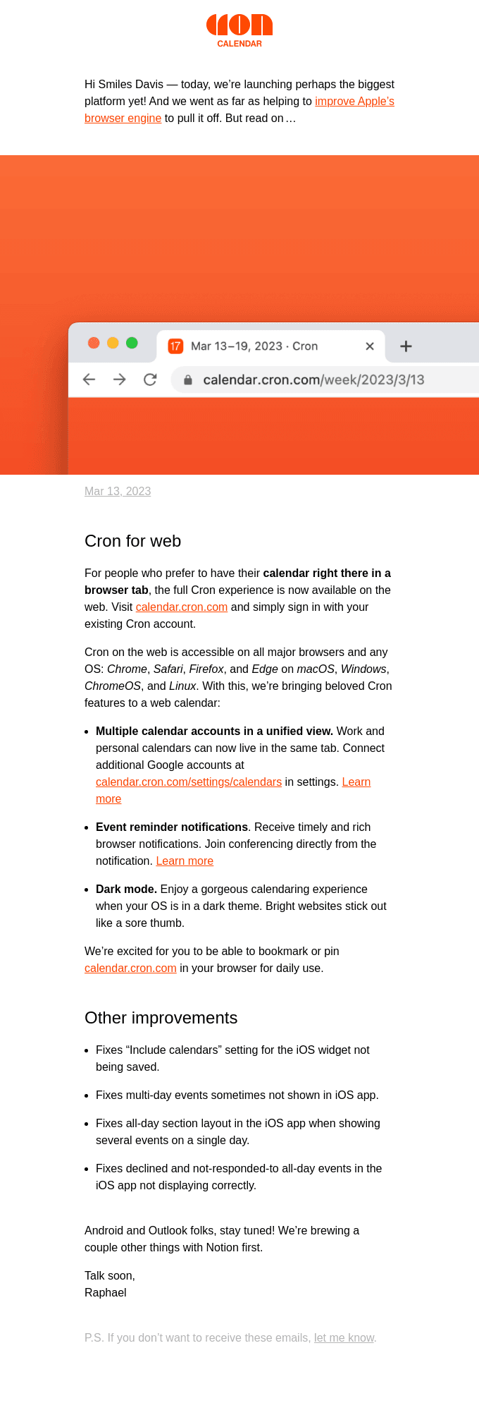 Cron for web