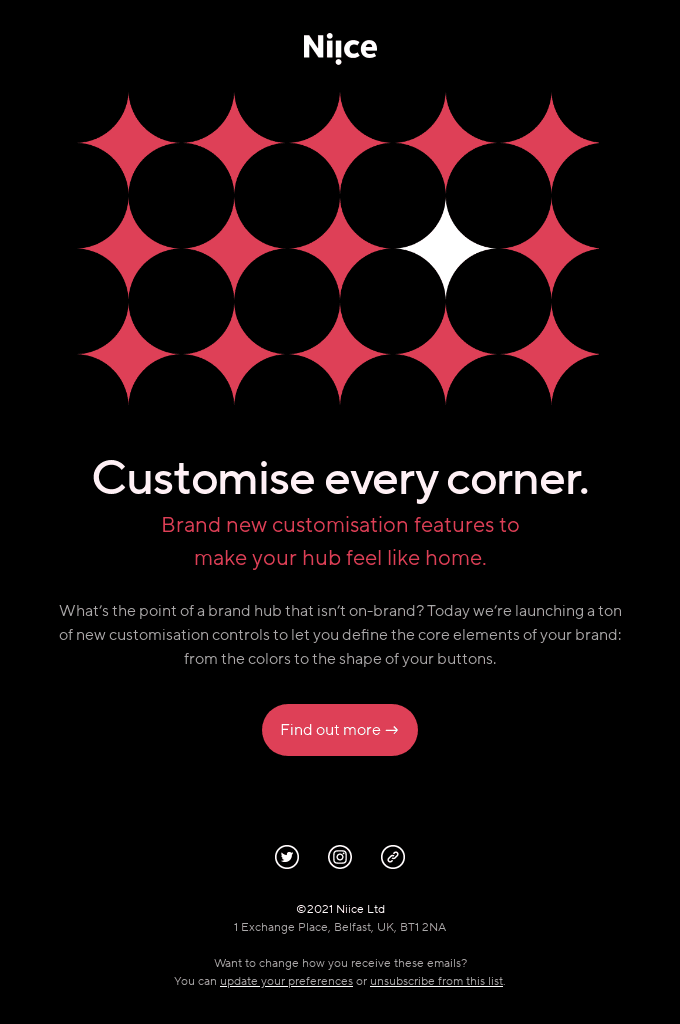 🎨 Customise every corner