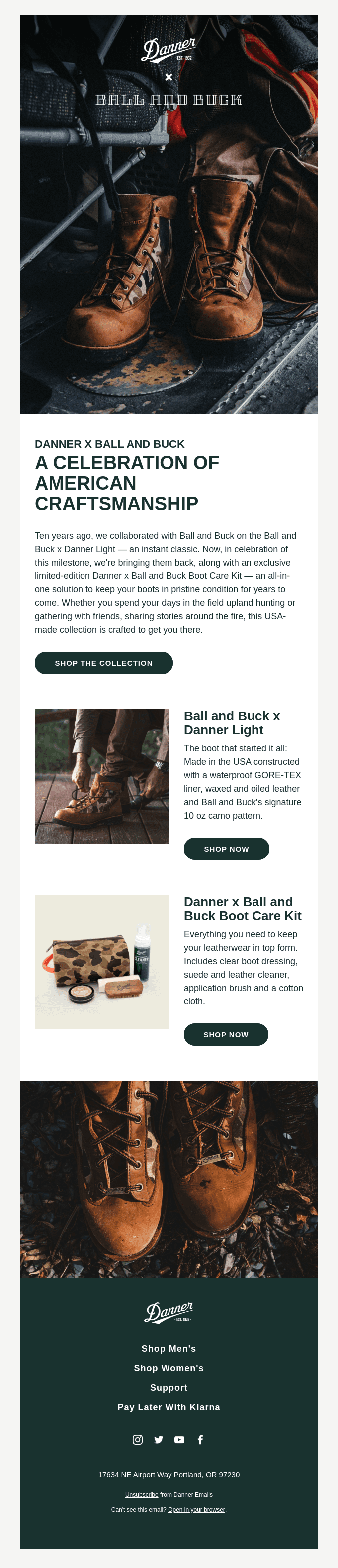 Danner x Ball and Buck Returns