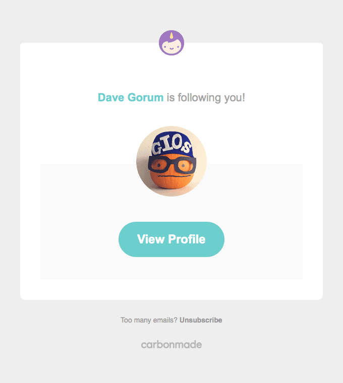 Dave Gorum followed you on Carbonmade!