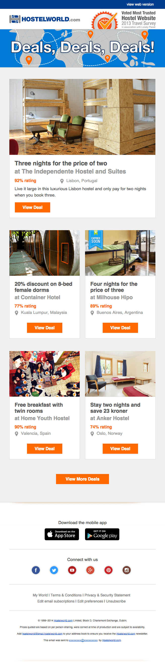 Thursday deals—save money and stay longer in these gorgeous hostels