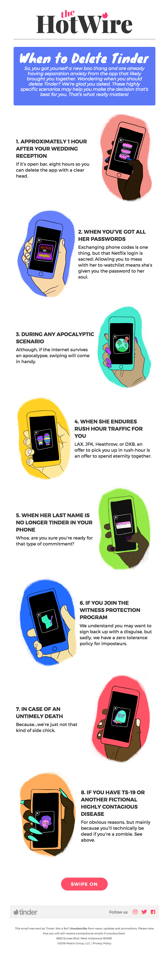 Delete Tinder because…