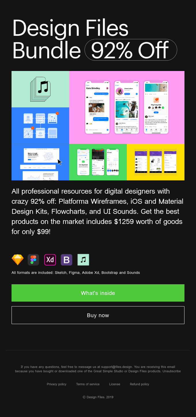 Design Files Bundle 92% Off