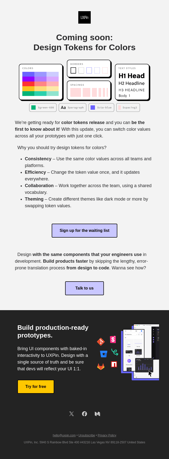 🦋 Design tokens are almost here.