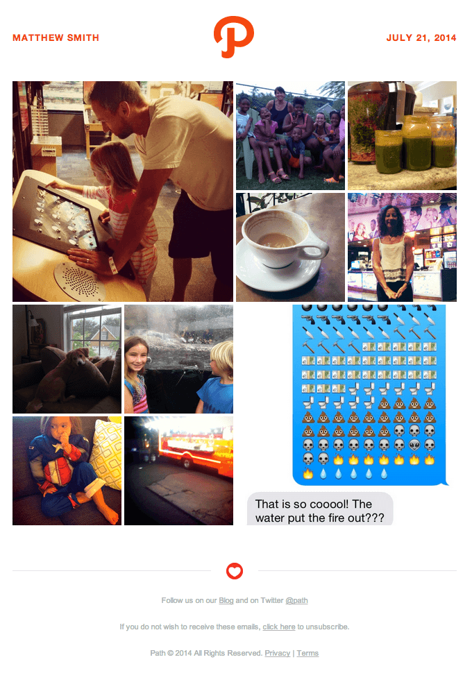 Digest Email Design From Path