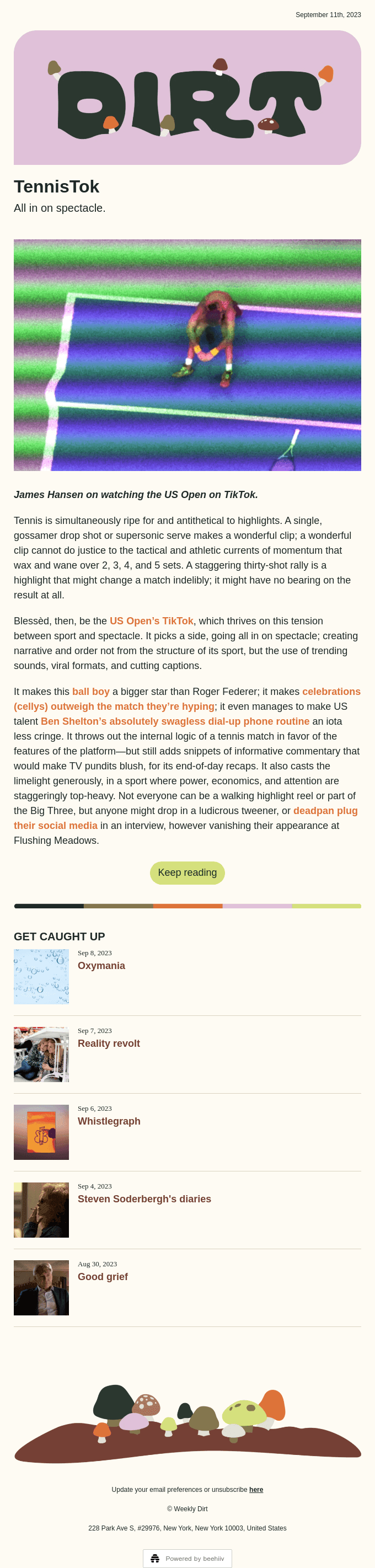 Dirt: TennisTok