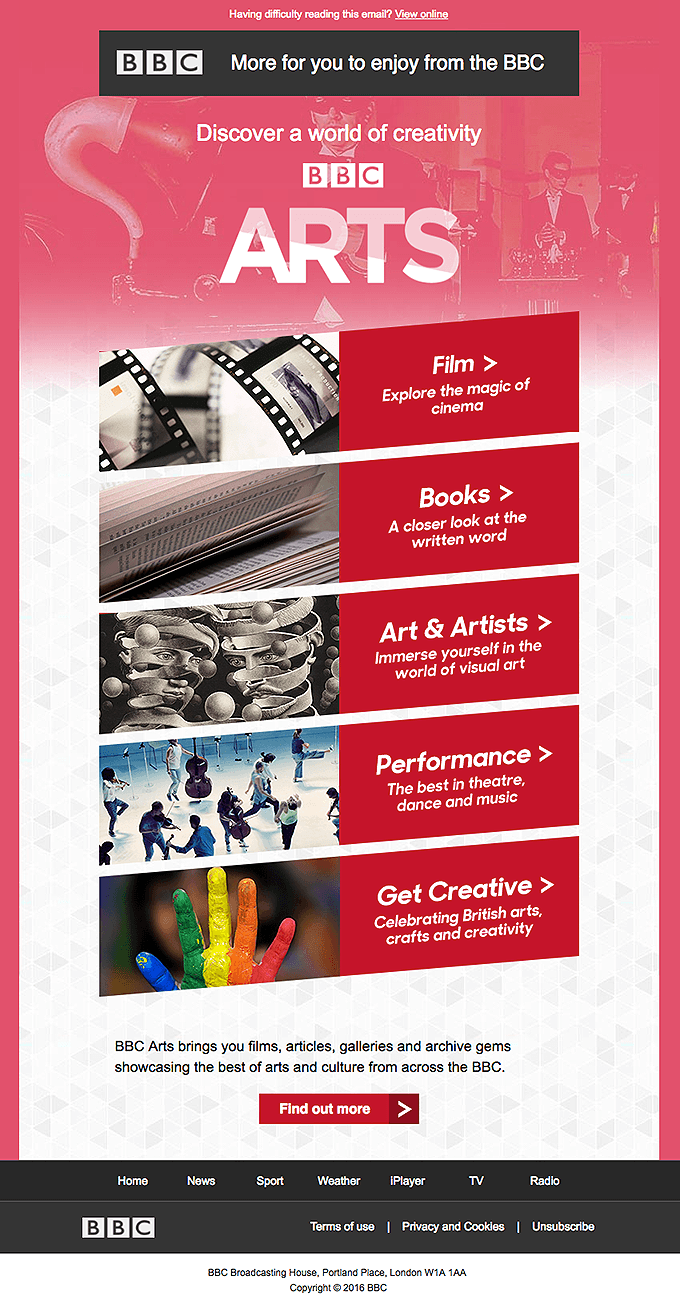 Discover a world of creativity