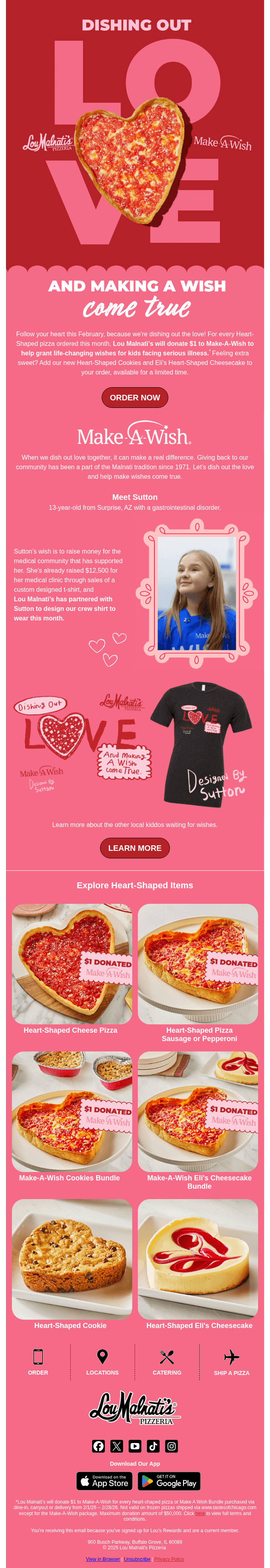 Dishing Out Love, Making a Wish.