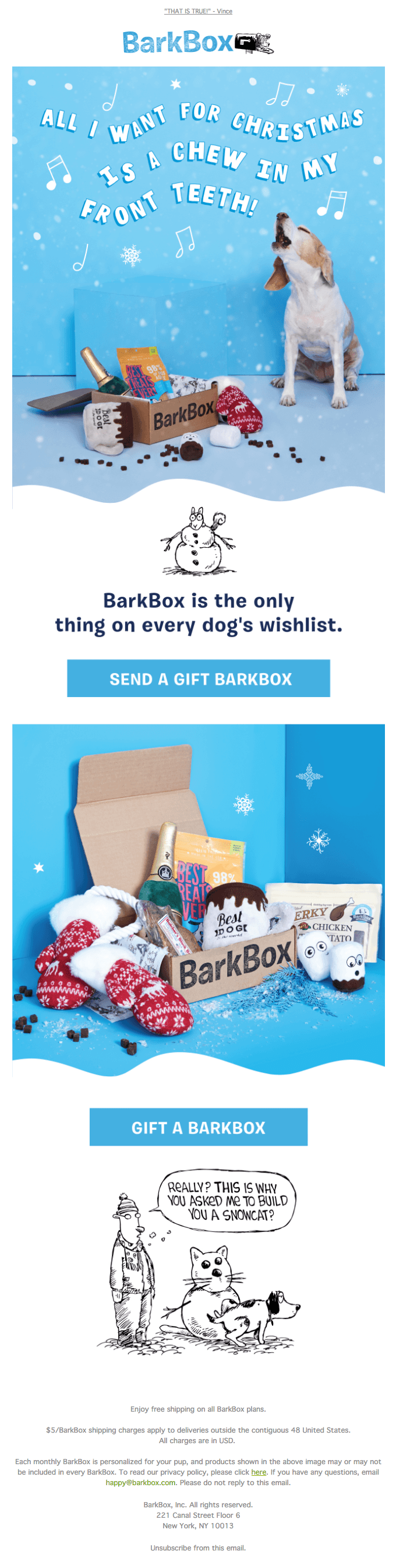Dog people give the best gifts