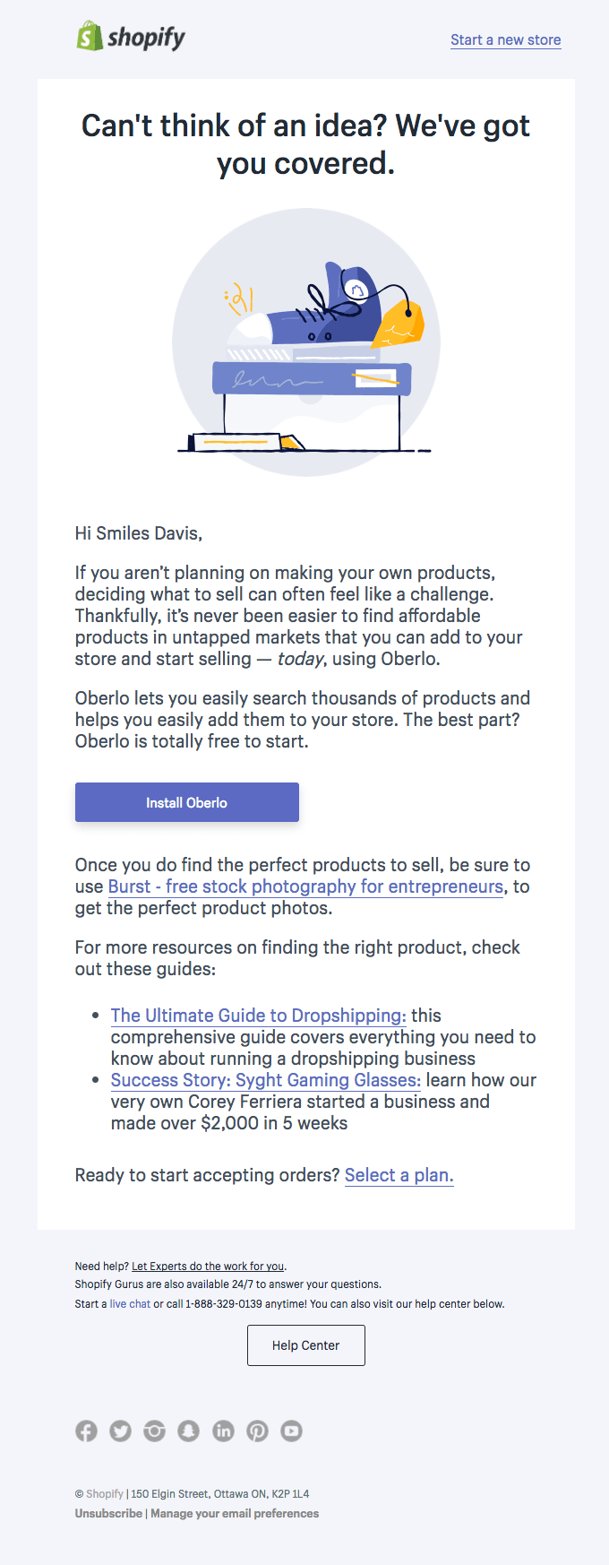 Don’t have any products to sell?