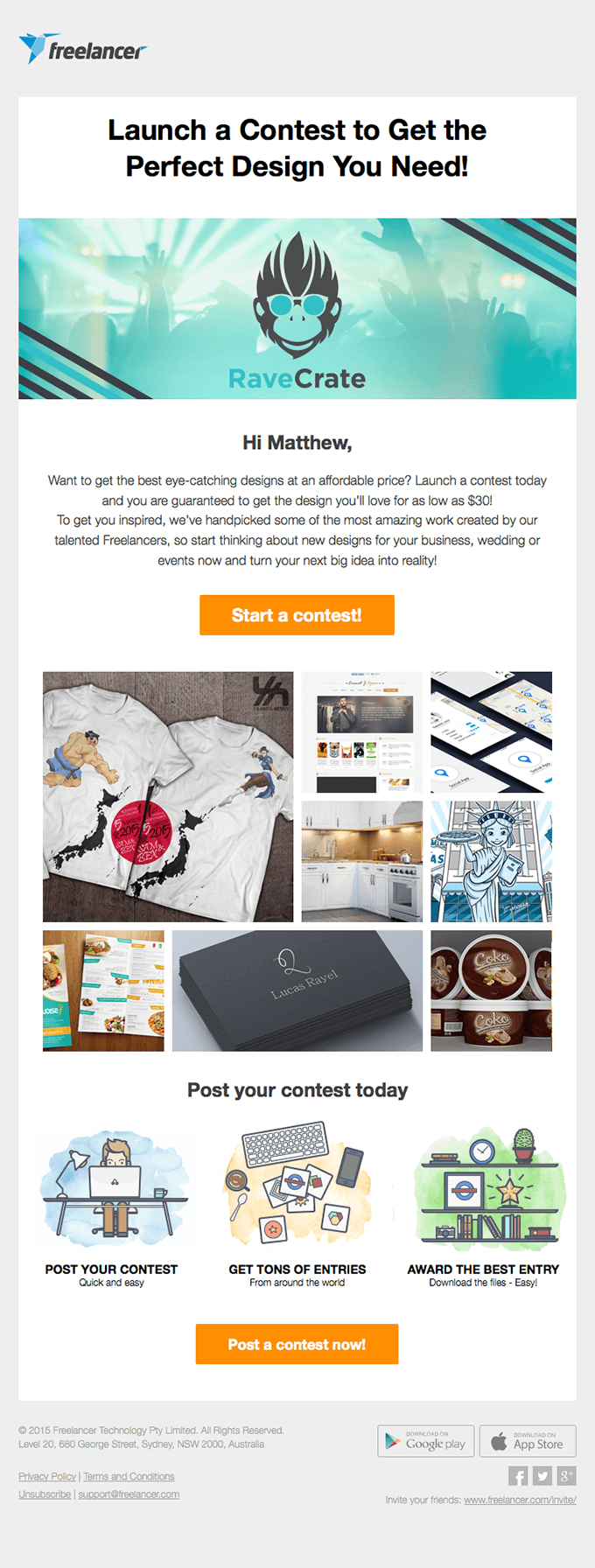 Matthew, don’t let a bad design ruin your great idea!