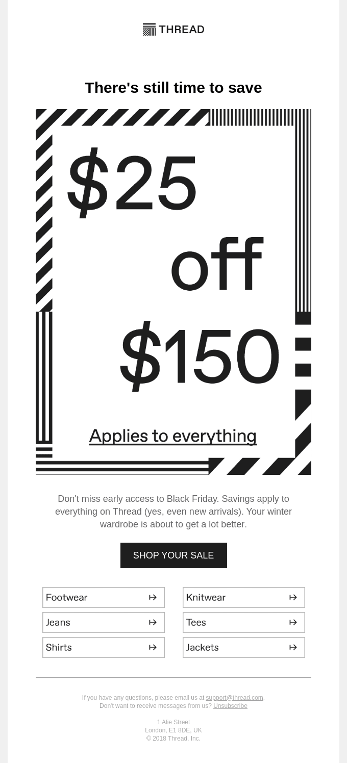 Don’t miss your private sale 
