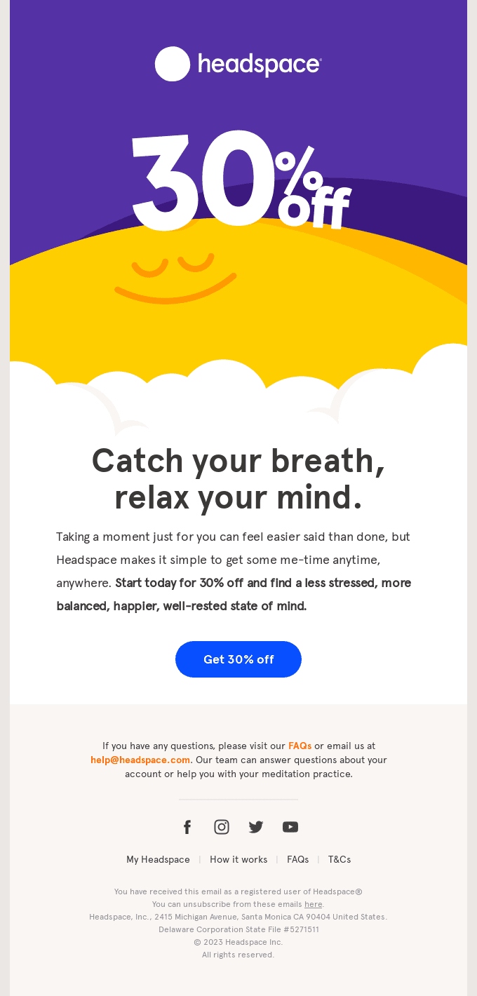 Don’t stress — you’ve got 30% off