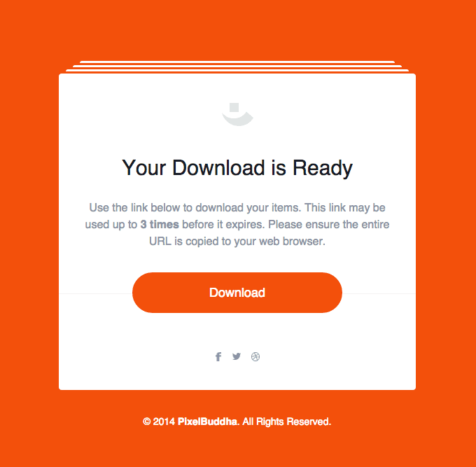 Here’s Your Download Link from PixelBuddha