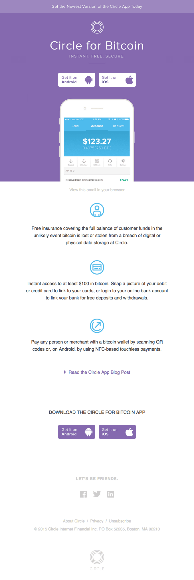 Download the Newest Circle App