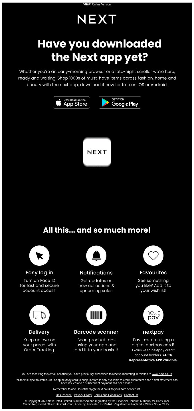 Downloaded the Next app yet?